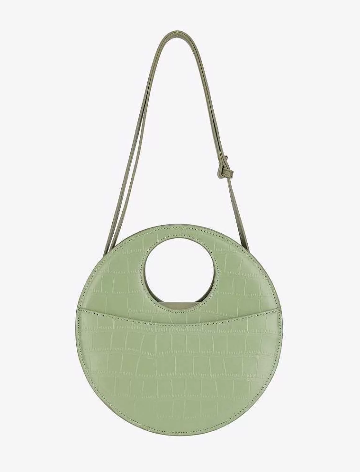 BCBGMAXAZRIA Circular Geometric Satchel Pocket Online