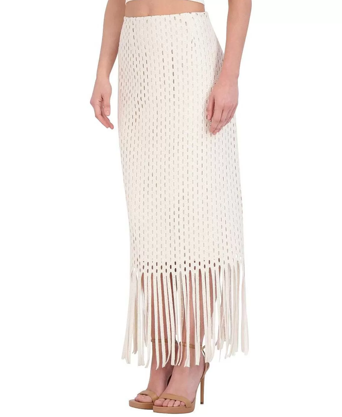 BCBGMAXAZRIA Crochet Midi Falla With Flecks Cheap