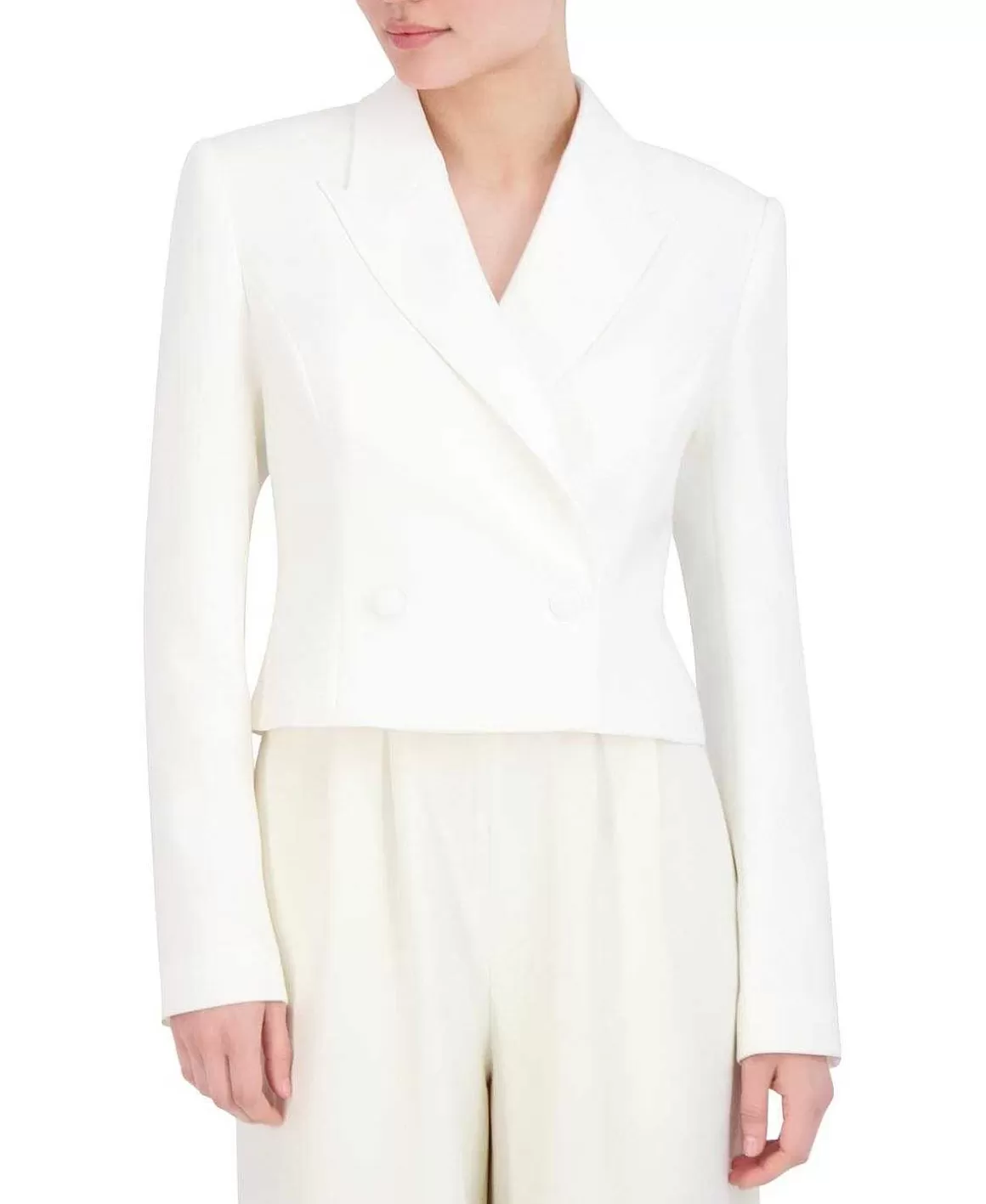 BCBGMAXAZRIA Crop Blazer With Solapa Sale