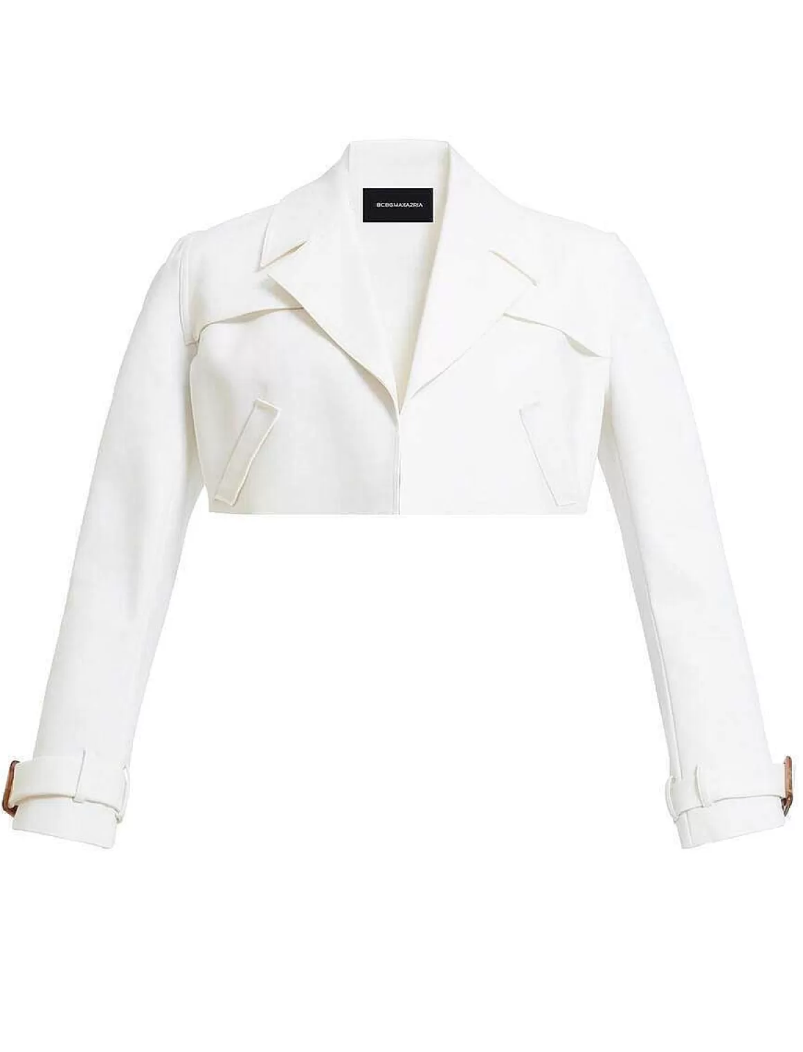 BCBGMAXAZRIA Cropped Straight Jacket Cheap