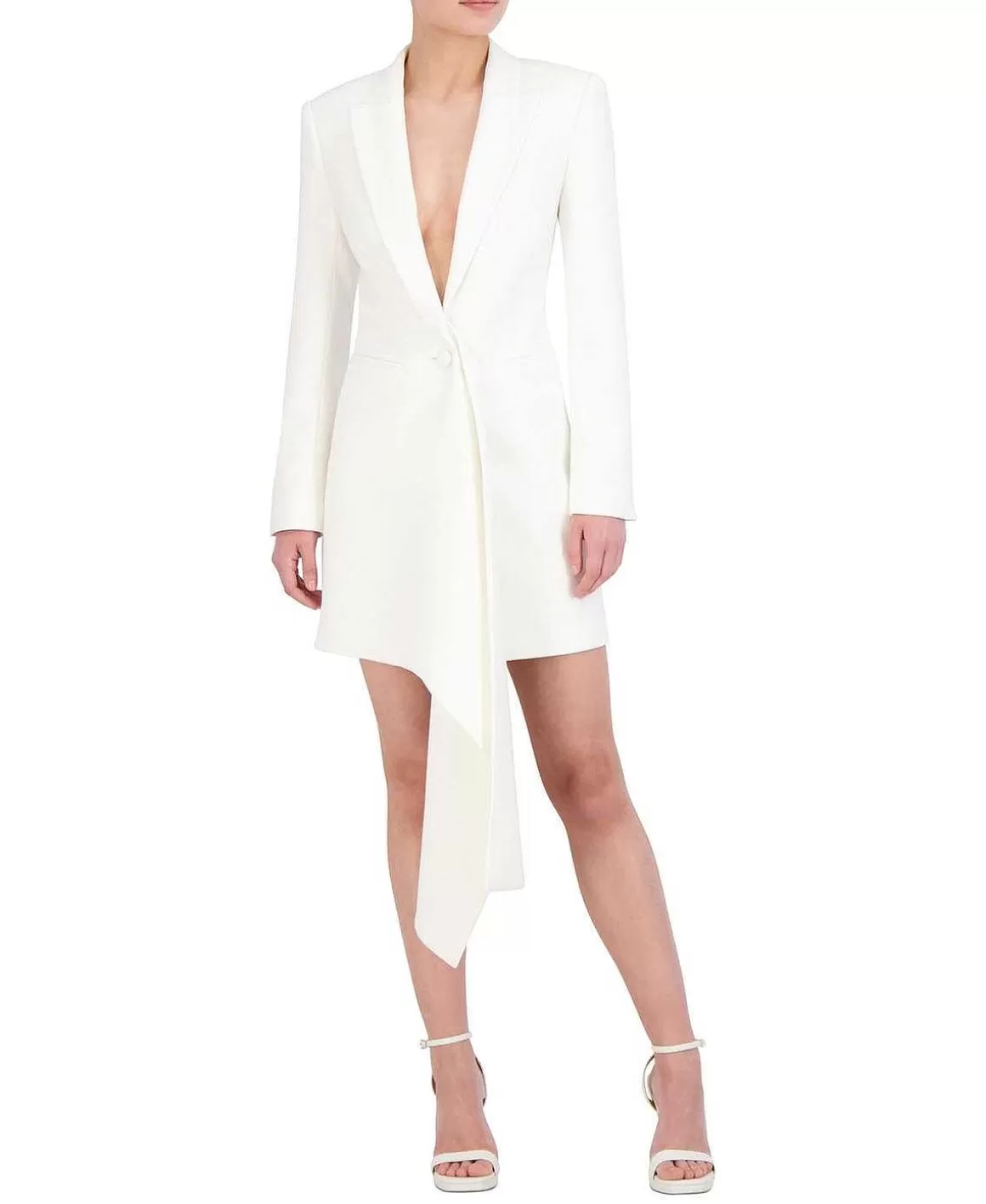 BCBGMAXAZRIA Drapeed Effect Blazer Dress Cheap