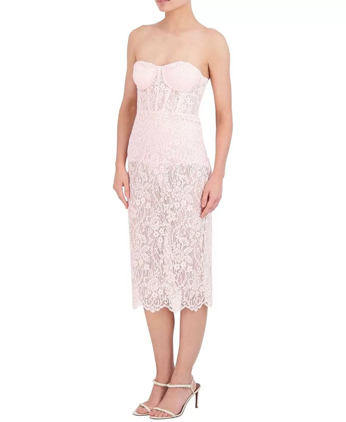 BCBGMAXAZRIA Floral Cutter Bustier Dress Store