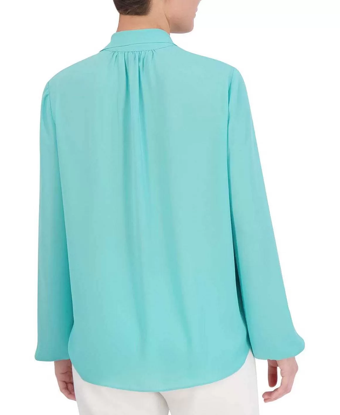 BCBGMAXAZRIA Lazada Satina Blouse With Wide Sleeves Online