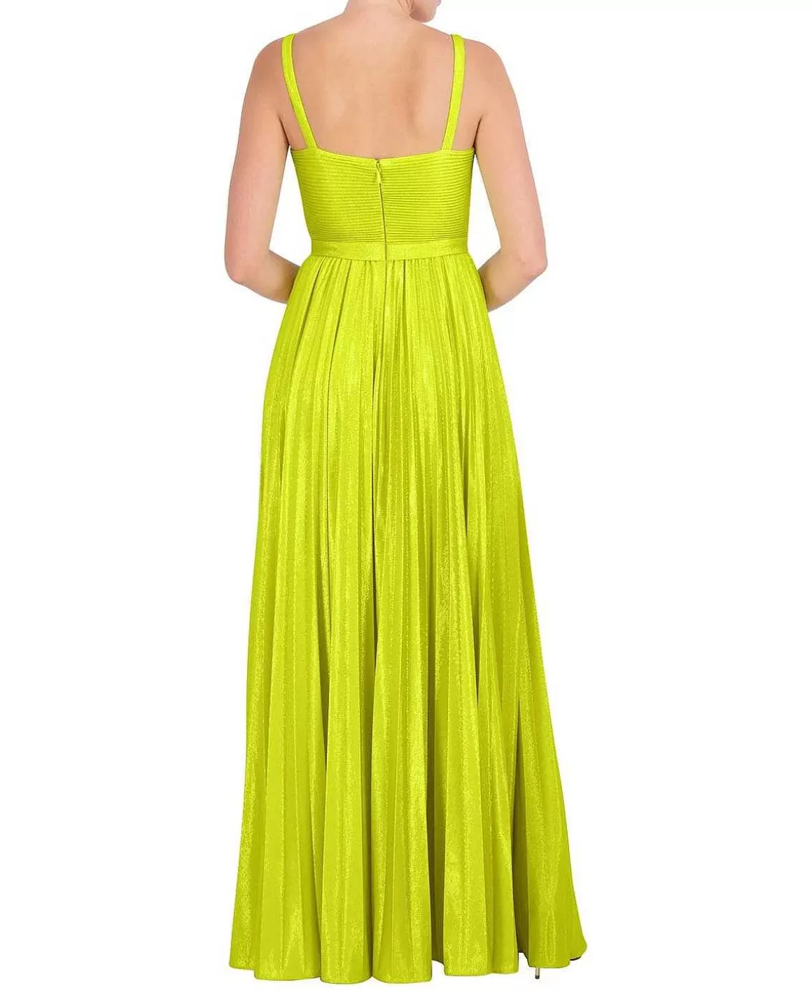 BCBGMAXAZRIA Metallic Pleased Wide Evening Dress Online