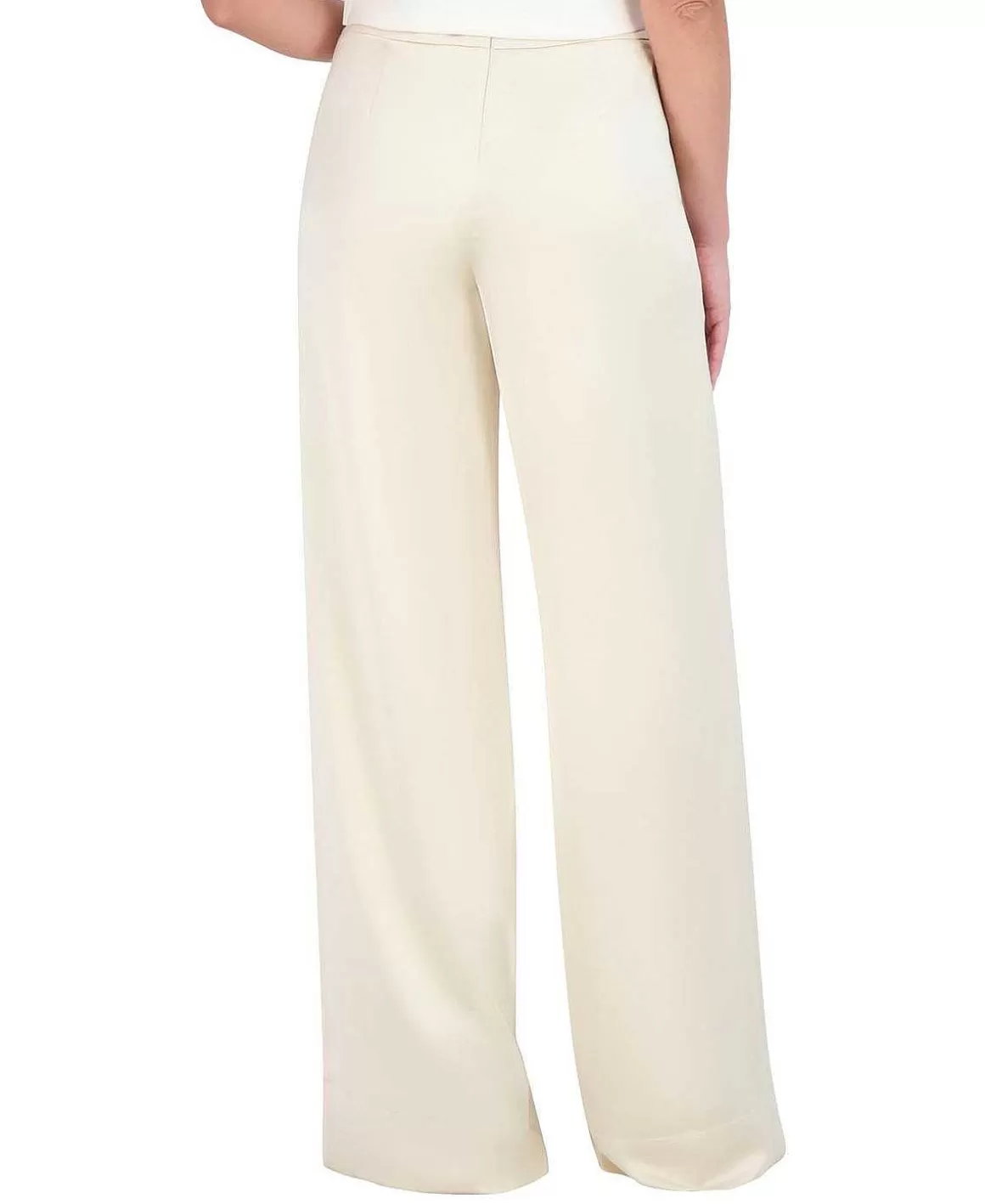 BCBGMAXAZRIA Pantalon With The Waist In Satin Pierna Ancha Best