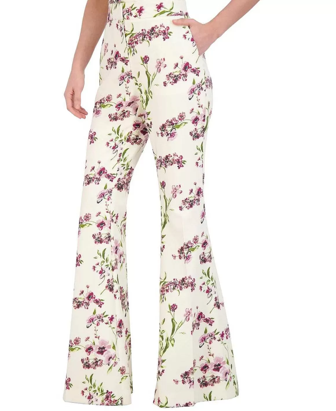 BCBGMAXAZRIA Pierna Ancha Floral Dress Pants Store