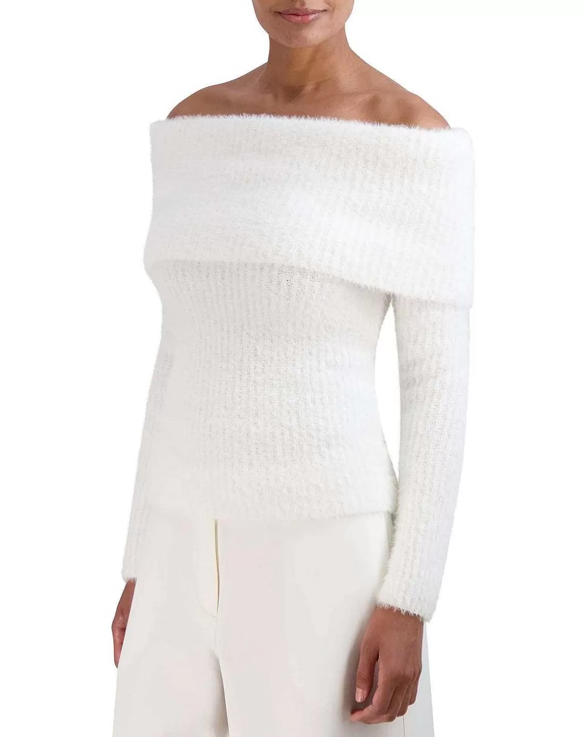 BCBGMAXAZRIA Pullover Sweater Hombros Descubiertos Store