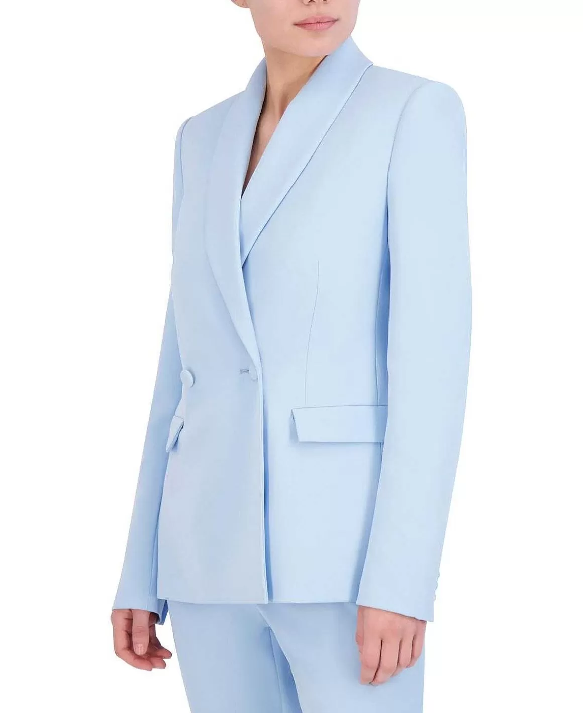 BCBGMAXAZRIA Solid Smocking Blazer Online