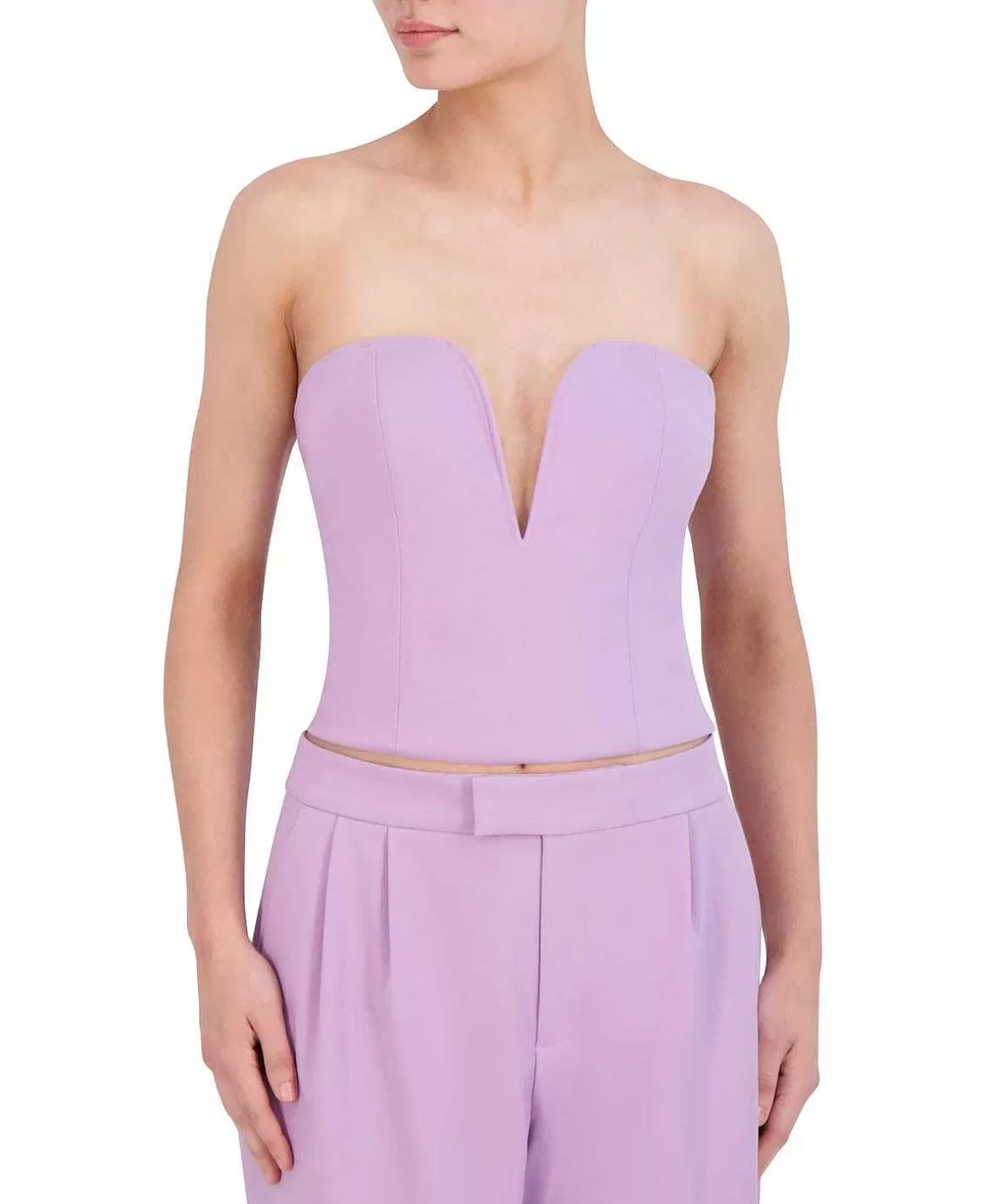 BCBGMAXAZRIA Strapless Bustier Top Clearance