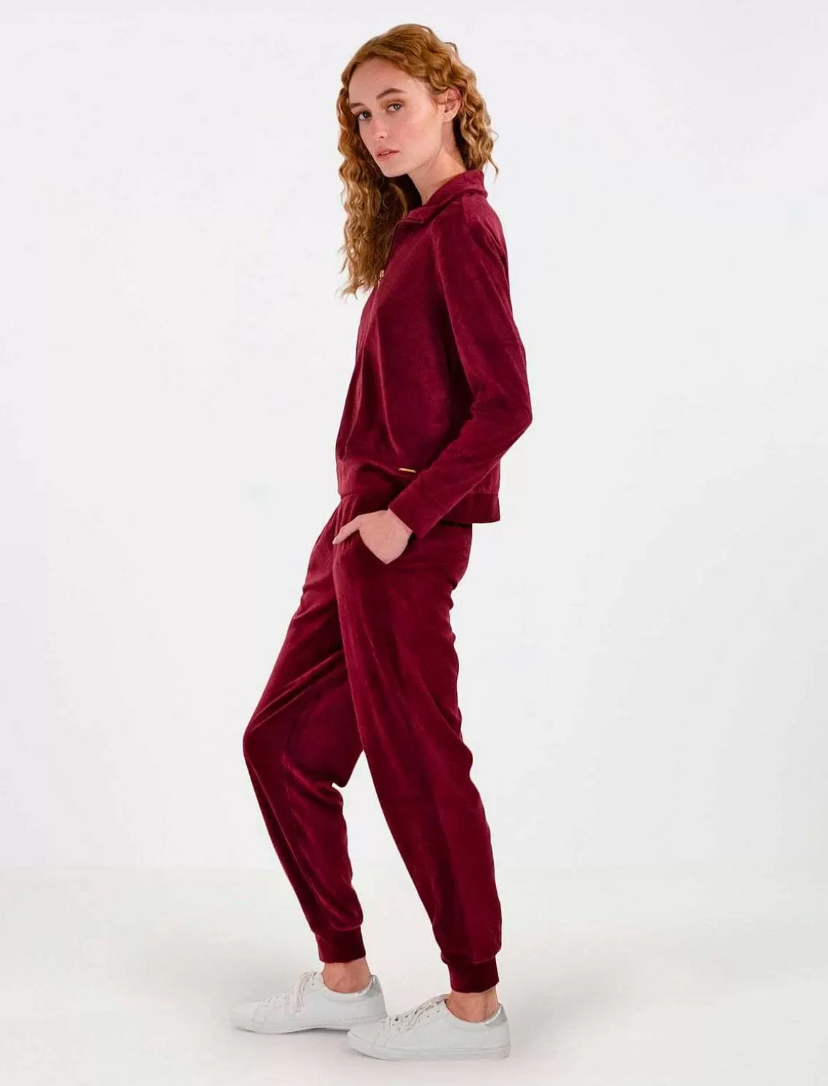 BCBGMAXAZRIA Velour Pajama Set Sale